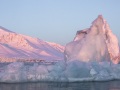 Coucher de soleil en fond de fjord