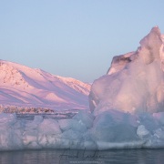 Coucher de soleil en fond de fjord