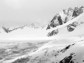 Jeux de lumière sur le glacier