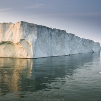 Calotte de glace sur l'ile du Nord-Est