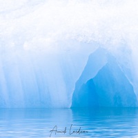 Glace bleue