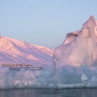 Coucher de soleil en fond de fjord