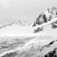 Jeux de lumière sur le glacier