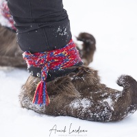 Chaussures traditionnelles en peau de renne