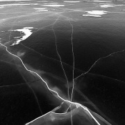Lac gelé: glace vive