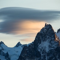 Vue sur les Alpes françcaises depuis Emosson