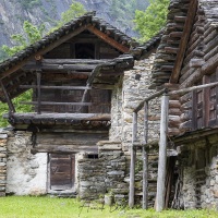 Village  de Prato-Sornico, Tessin