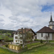 Facades avec protection contre les intempéries, Vallée de Joux
