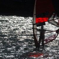 Grisons: Sport nautique, lac de Sivaplana