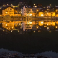 Paysage nocturne, Le Pont