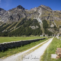 Grisons: Accès piéton à Sils-Maria