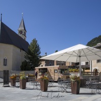 Grisons: Place du village, Silvaplana