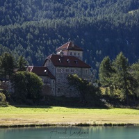 Grisons: Château "Crap da Sass", Slivaplana