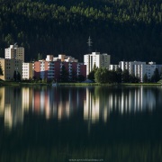 Grisons: Saint-Moritz par un matin ensoleillé