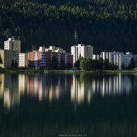 Grisons: Saint-Moritz par un matin ensoleillé