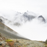 Grisons: Col de l'Albula sous le brouillard