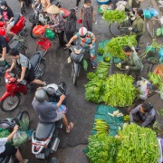 Hanoi: marché de Chợ Long Biên