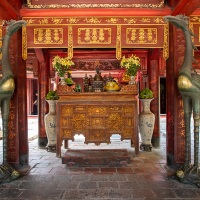 Hanoi: temple de la littérature