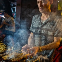 Marché nocturne à Hanoi: Hanoi: scène de rue