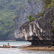 Baie de Ha Long: scène de vie ordinaire