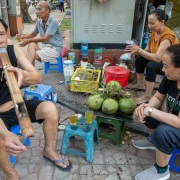 Hanoi: Fumeur de pipe à eau